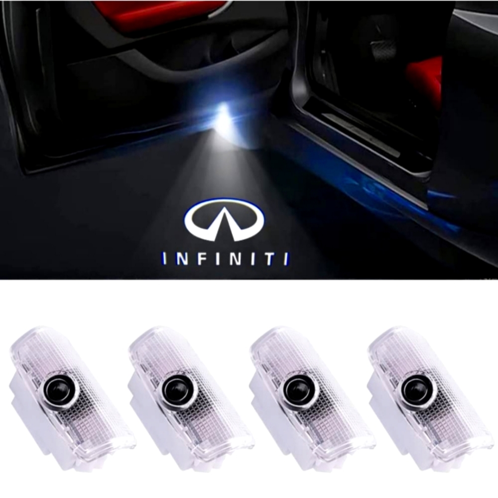 New 4 Infiniti Car door LED PROJECTOR puddle lights